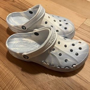 Blue Marbled Baya Crocs
